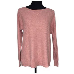 American Eagle Salmon Pink Knit Sweater